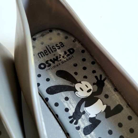Melissa + Oswald Ultragirl Grey Disney Flats Shoes - Picture 8 of 8